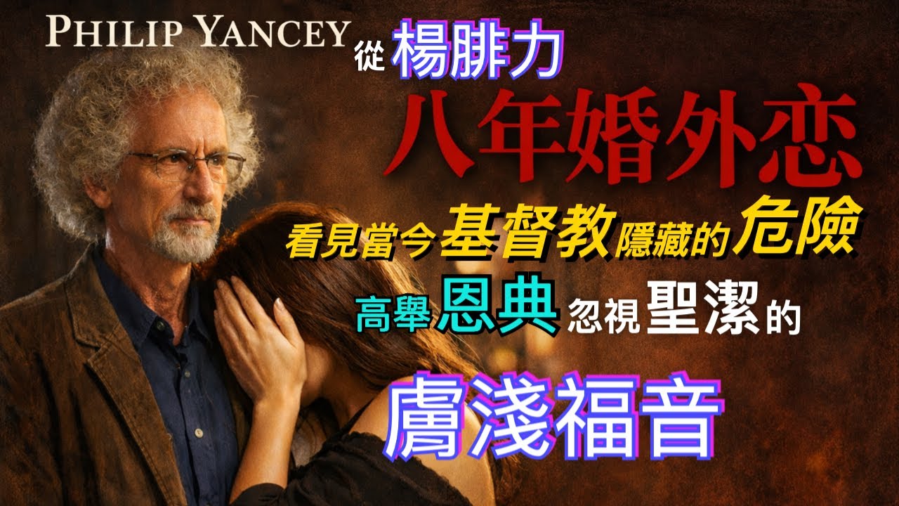 從楊腓力八年婚外戀，看見當今基督教隱藏的危險，高舉恩典忽視聖潔的膚淺福音！Yancey’s 8-Year Affair：The Cost of Exalting Grace Over Holiness