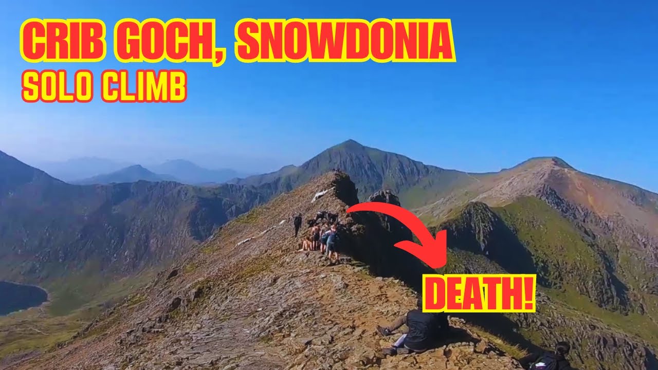 Crib Goch, Snowdonia | Solo Climb | First time on a ridge!