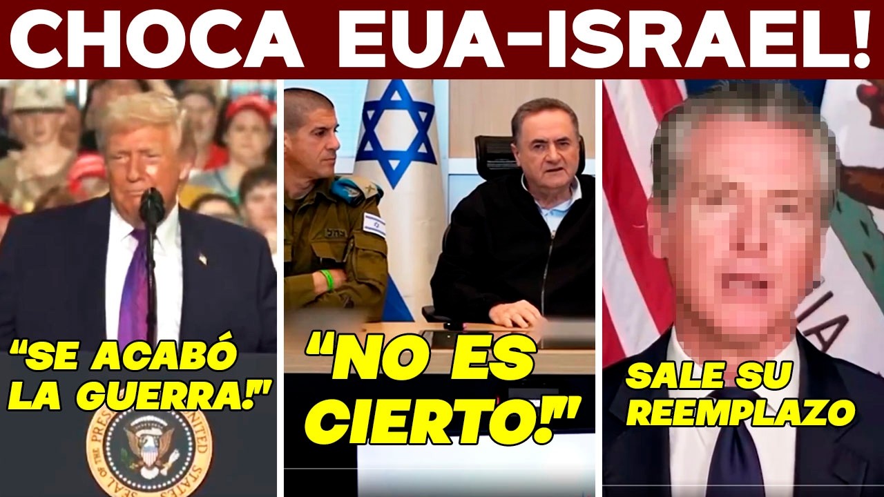 CHOCA EUA-ISRAEL! NO LO DEJAN RENDIRSE. TRUMP HISTÉRICO. ENCUENTRAN REEMPLAZO