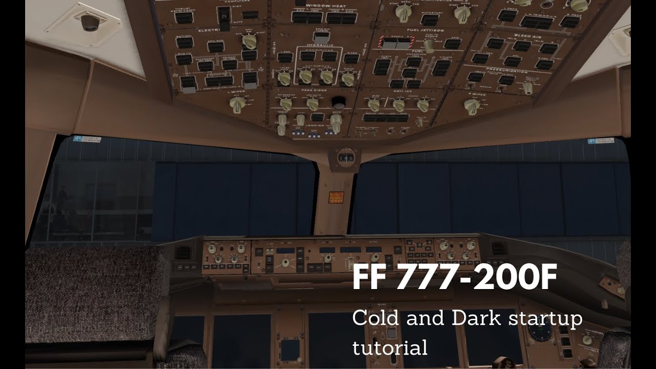 Flight Factor 777 Cold & Dark Full setup & FMC setup