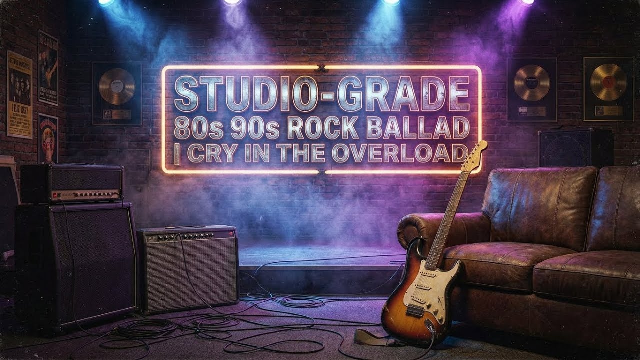 Studio-Grade 80s 90s Rock Ballad | Cry in the Overload
