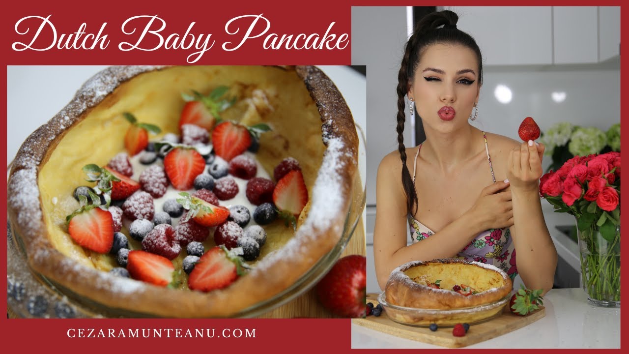 Dutch Baby Pancake (Clătită Olandeză/ Germană/ Clătită la cuptor)