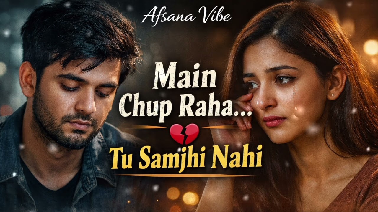 Main Chup Raha, Tu Samjhi Nahi | Sad Song 2026 | Broken Feelings 💔 | Afsana Vibe