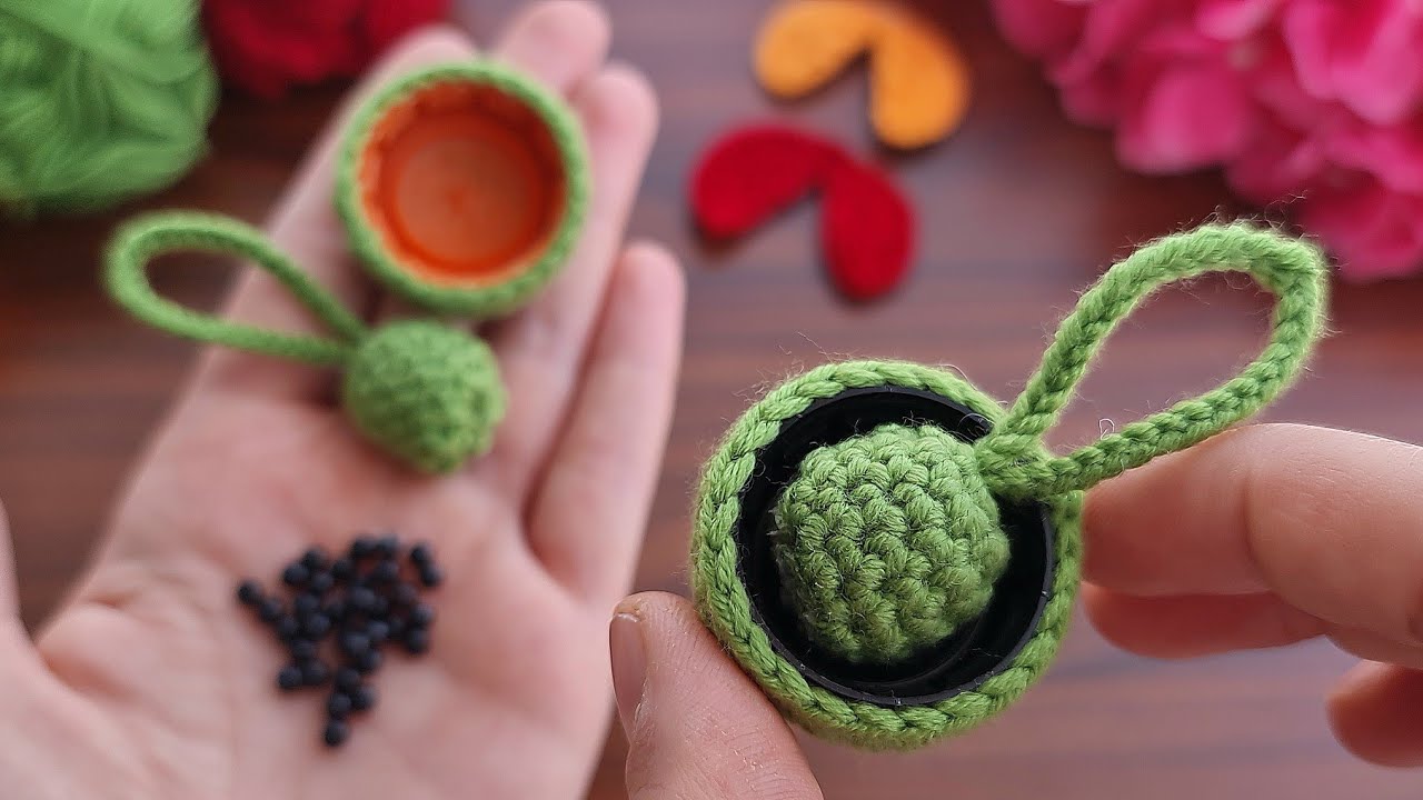 Wow !! Super easy, very useful crochet ladybug keychain. sell and give as a gift.