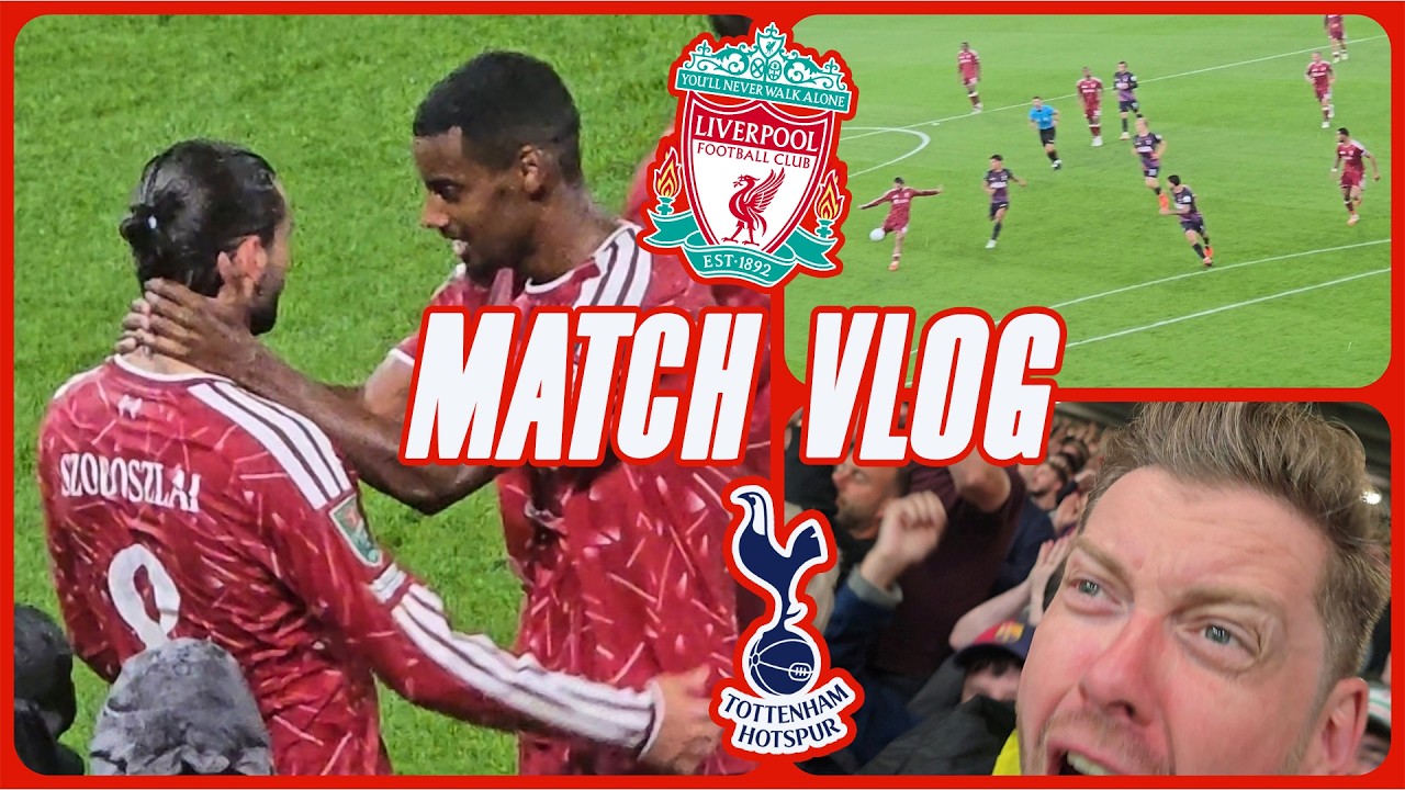 SZOBOSZLAI SCORES A STUNNING GOAL!!! LIVERPOOL 3-1 TOTTENHAM | MATCH VLOG