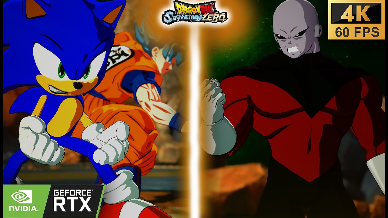 Sonic The Hedgehog & Goku VS Jiren | Dragonball Sparking Zero! | Epic, 🔥Intense Mod Battle, 4k 60FPS