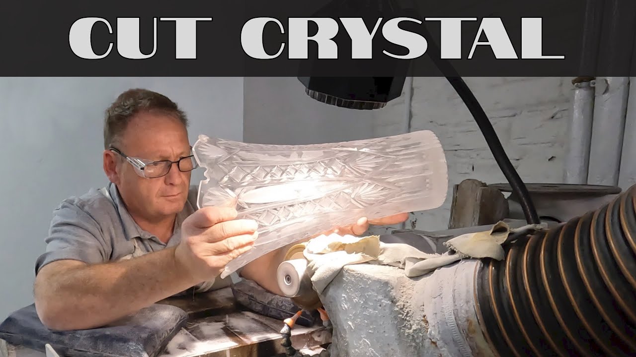 Cutting Beautiful Crystal, Waterford Crystal Factory, Ireland