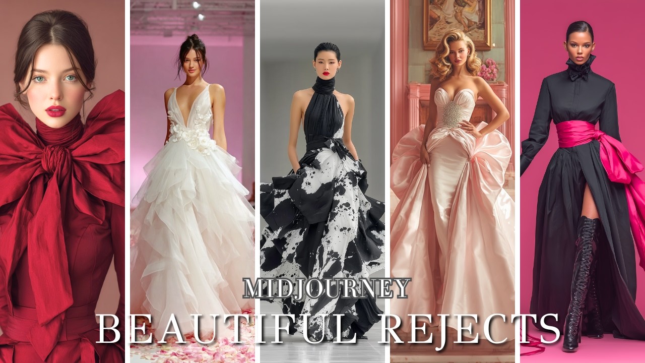 Beautiful Rejects: The January Midjourney Archives (Couture Legends)