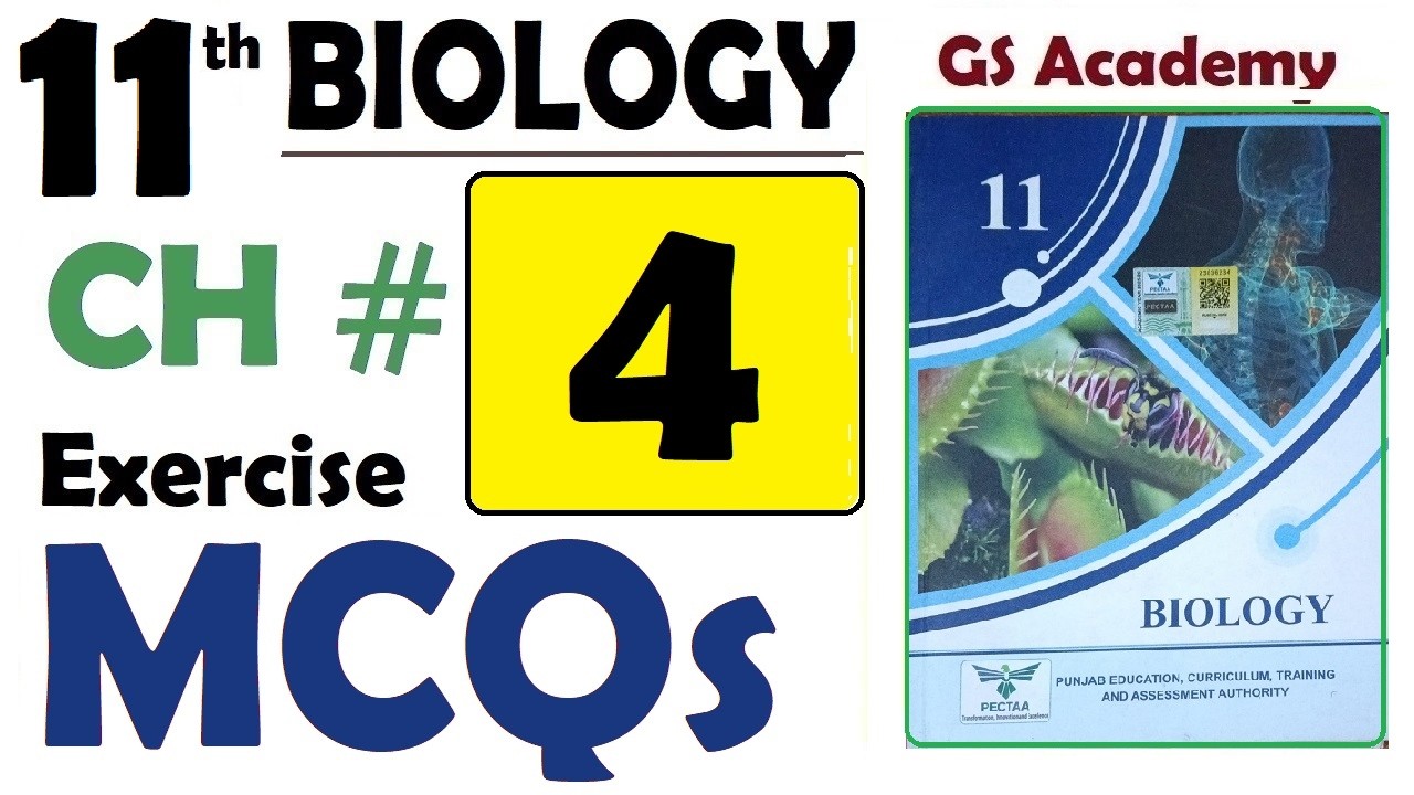 Exercise MCQs, Chapter 4, Biomolecules, Class 11 Biology, gs academy,11th Biology