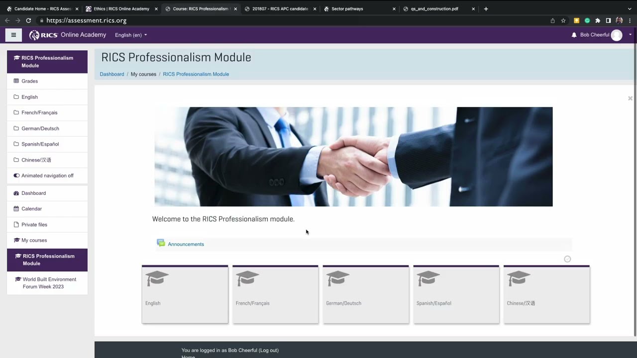 RICS Assessment Platform - APC