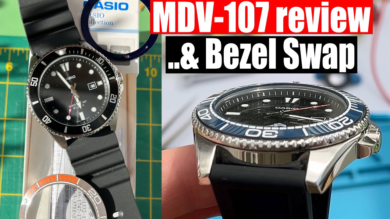 Casio ‘Duro’ MDV-107 Online Limited Edition & Bezel Swap Mod