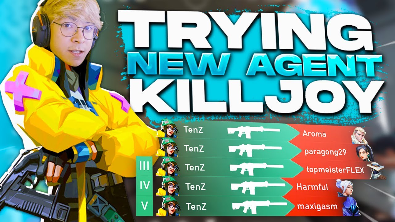 C9 TenZ TRIES OUT NEW AGENT KILLJOY FOR THE FIRST TIME EVER !!!