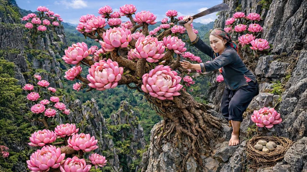 The Brave Girl Risked Her Life Harvesting Giant Succulents on a Cliff 😱 | Worth Millions of Dollars