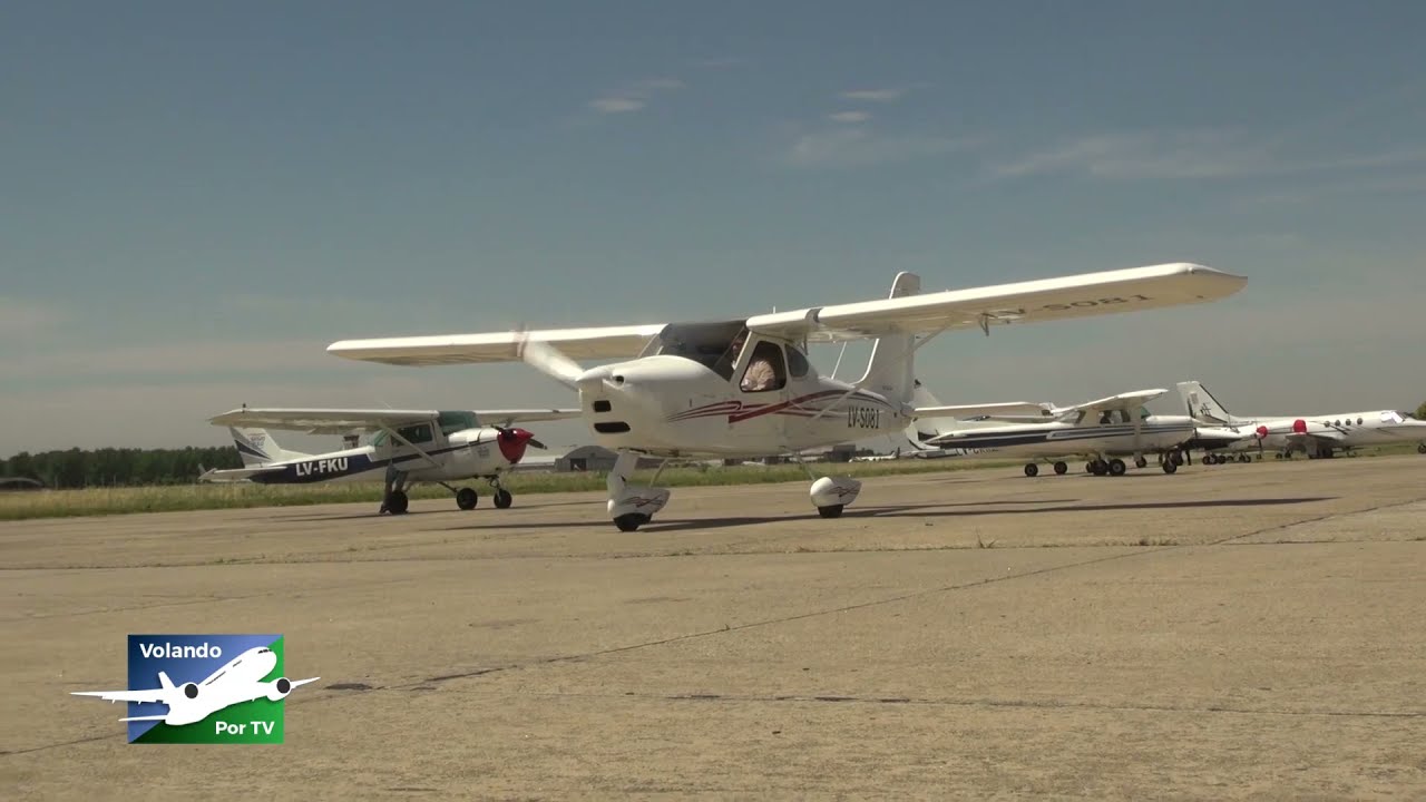 VOLANDO POR TV - COKPIT  TECNAM P92.