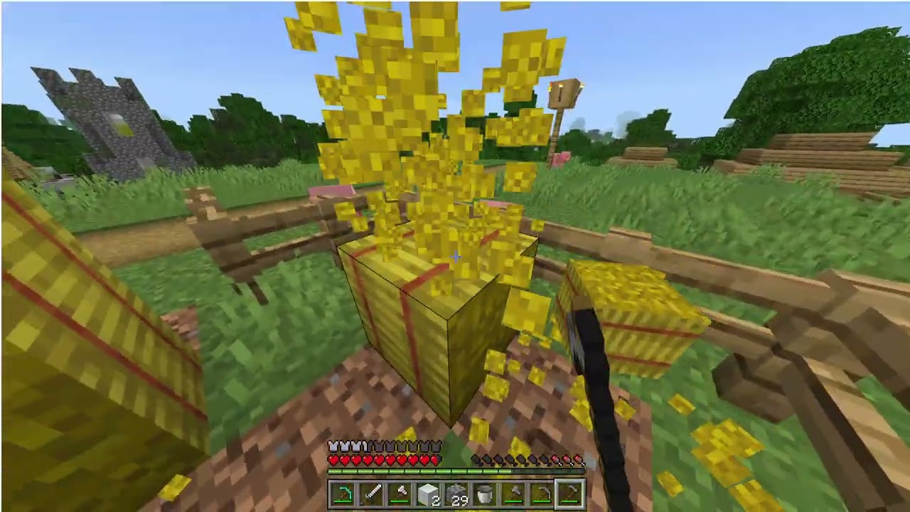 I play Minecraft BUT VILLAGE GIVES UP OP ITEM!!!!
