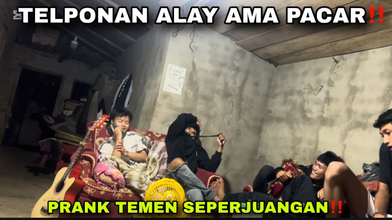PRANK TELPONAN ALAY AMA PACAR DI DEPAN TEMEN