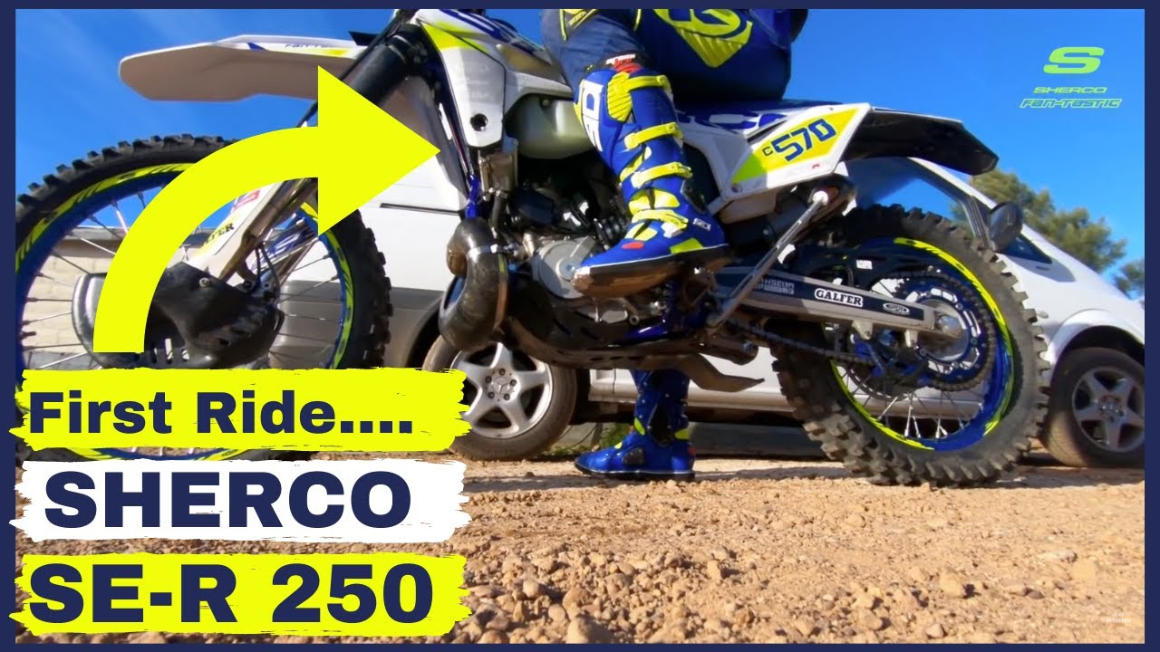 First ride on 2019 Sherco 250 SE-R (Twostroke)....wow