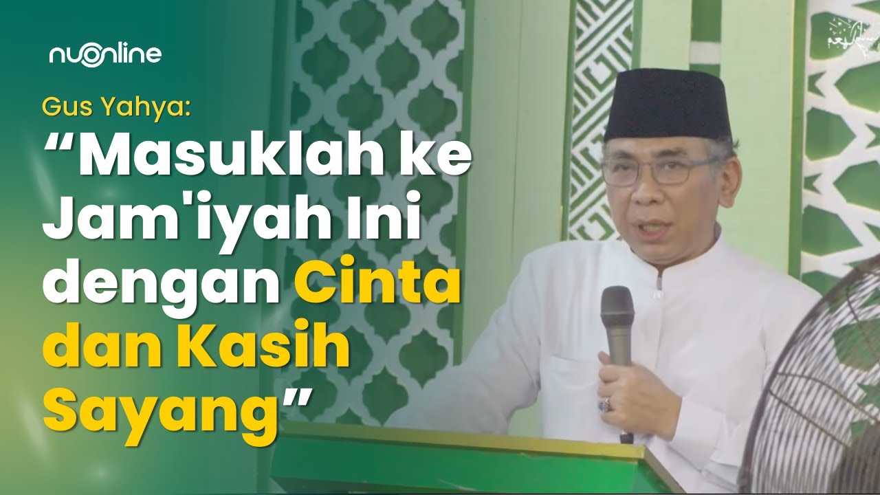 Kutip Qanun Asasi, Gus Yahya Ingatkan Kembali Pesan Mbah Hasyim bagi Warga NU [Full Sambutan]