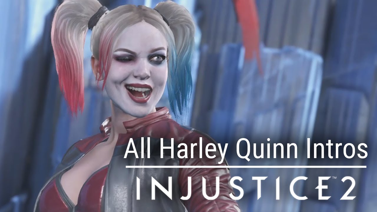 Injustice 2 - All Harley Quinn Intros Dialogues
