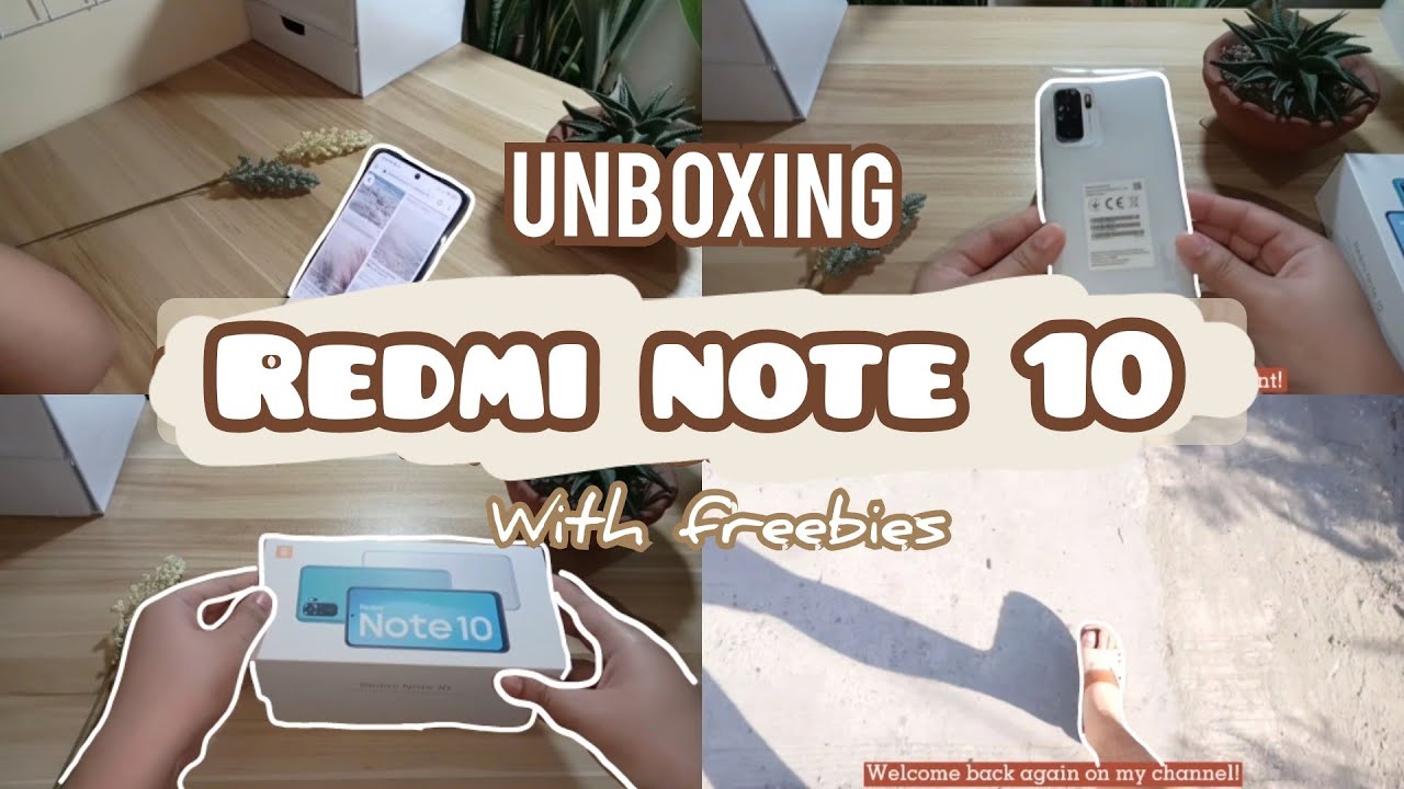 daily vlog: ✂️unboxing redmi note 10, aesthetic unboxing, sample photos and videos