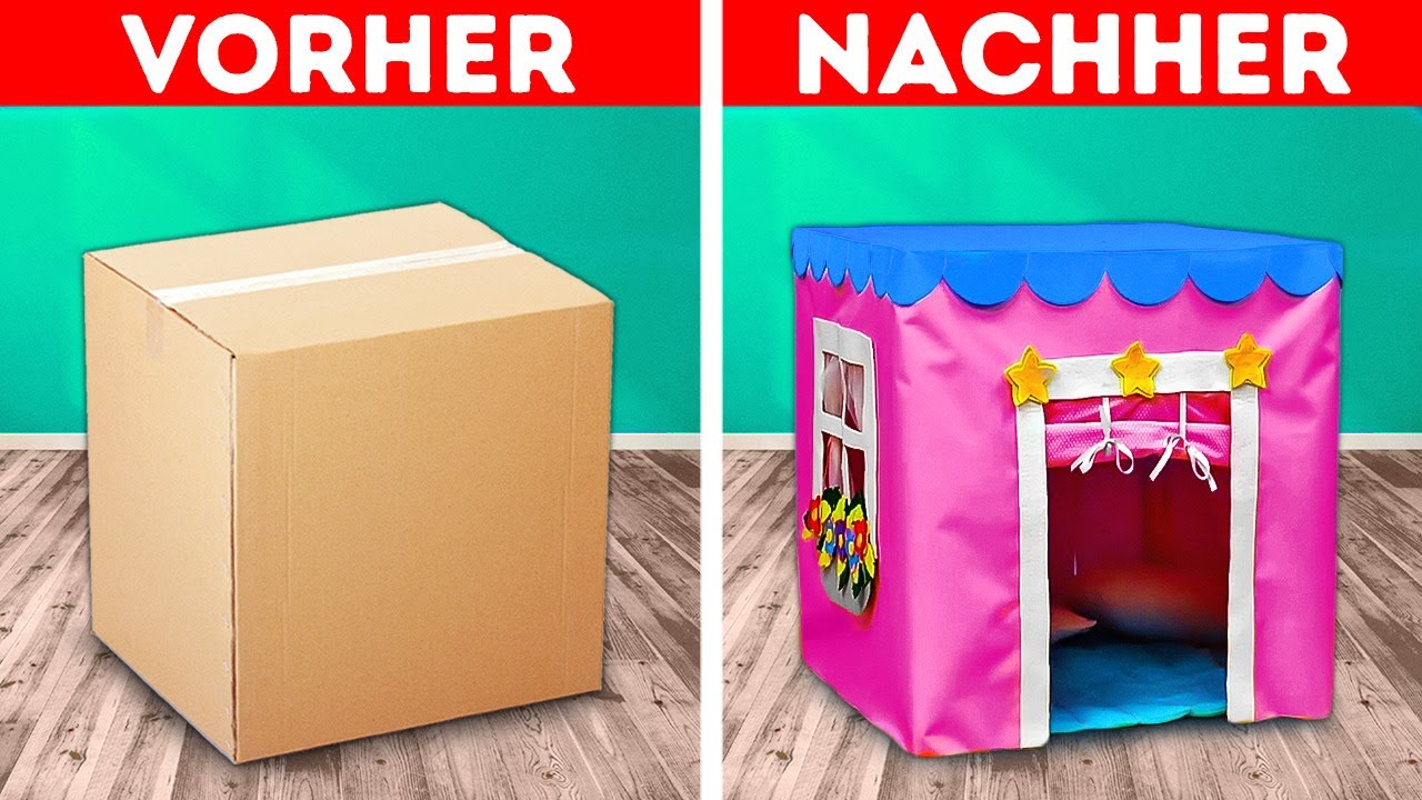 Coole DIY-Karton-Ideen und Basteleien f&uuml;r Zuhause