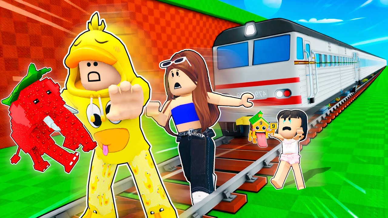 Escapamos del TREN para Conseguir Brainrots en Roblox!!