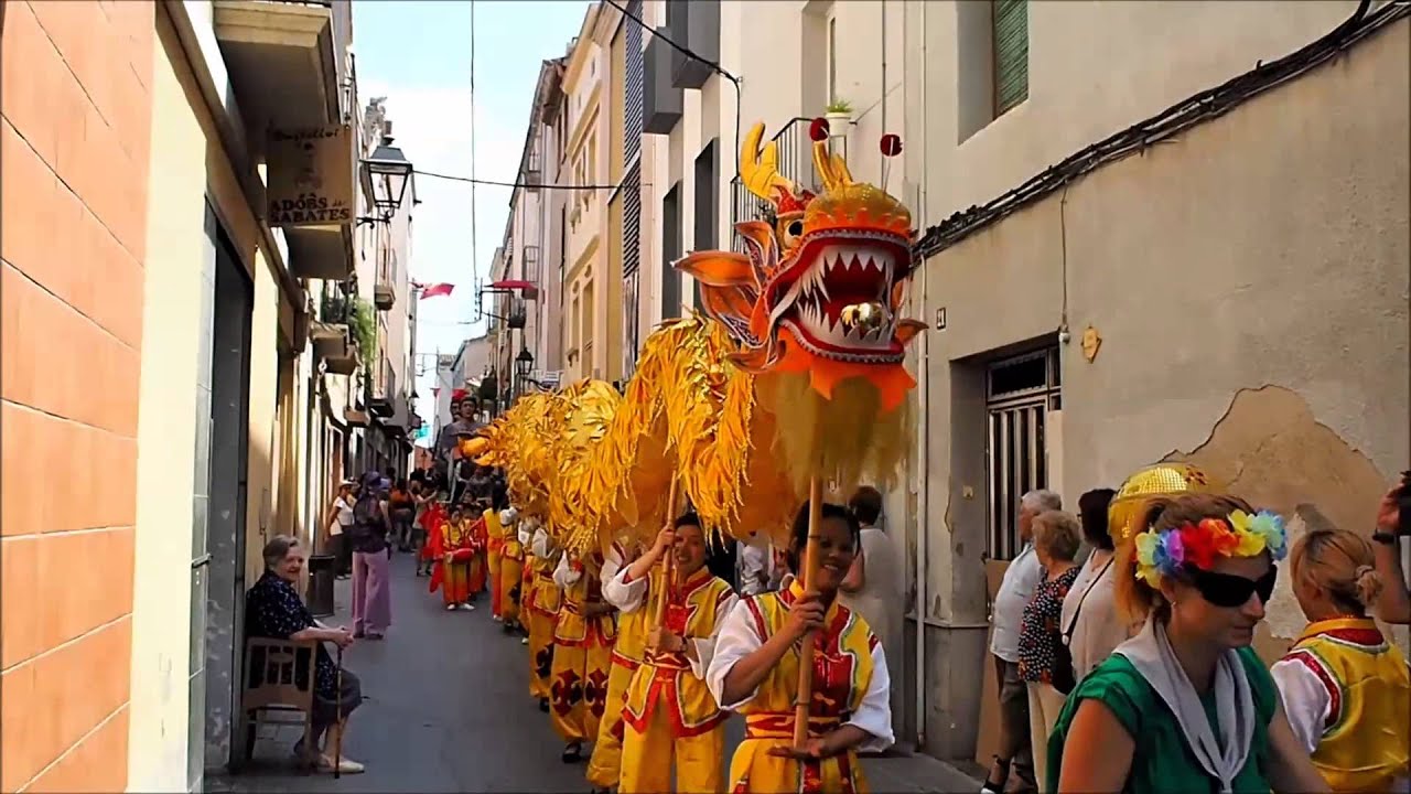 Ball del drac xinès - Baile del Dragón chino.