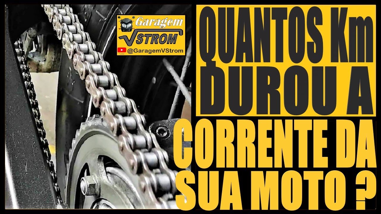 Quanto dura uma corrente de motocicleta. O que influencia na durabilidade da corrente da moto.