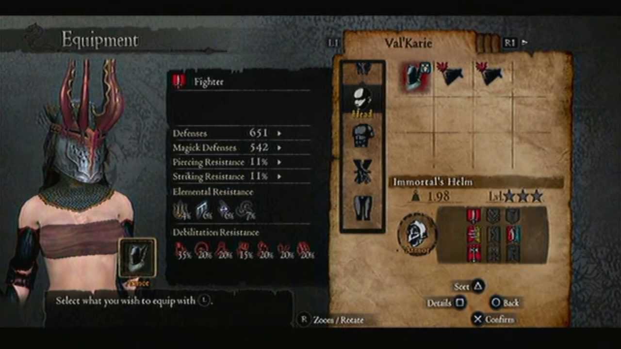 Dragon's Dogma: Dark Arisen - Helmbarte Daggers + Immortal's Heml