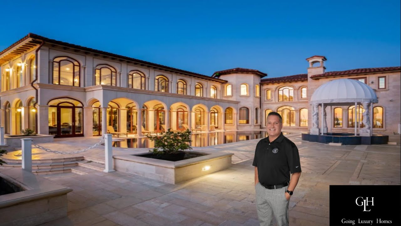 Inside a $14,000,000 Luxury Waterfront Resort Style Estate