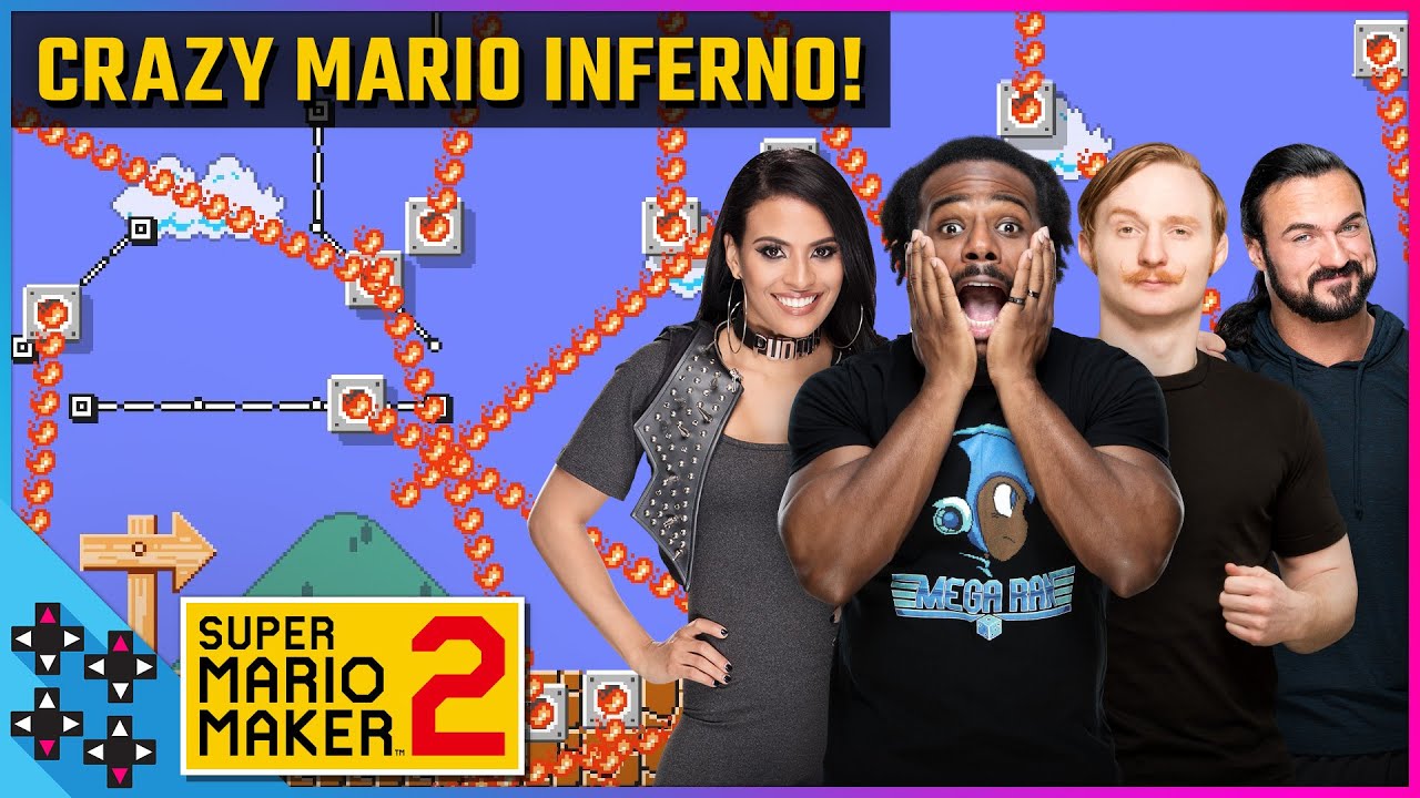 ZELINA VEGA, JACK GALLAGHER, SHELTON BENJAMIN & more take on Super Mario Maker 2’s HARDEST level!