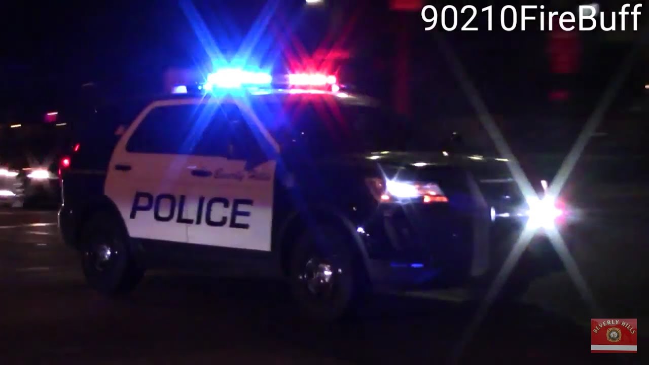 Beverly Hills Police Dept. Responding x3