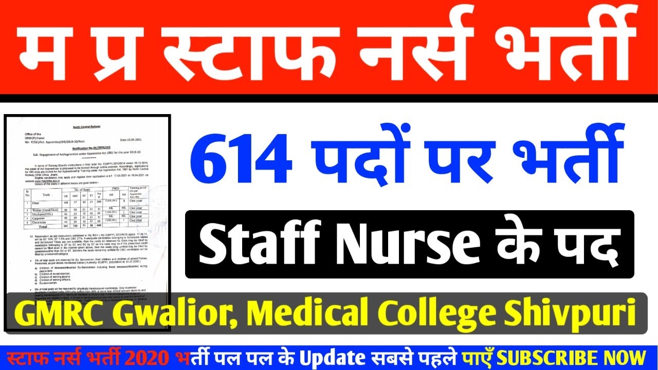 MP Staff Nurse Recruitment 2021, mp start nurse vacancy, Staff Nurse Recruitment, #staffnurse