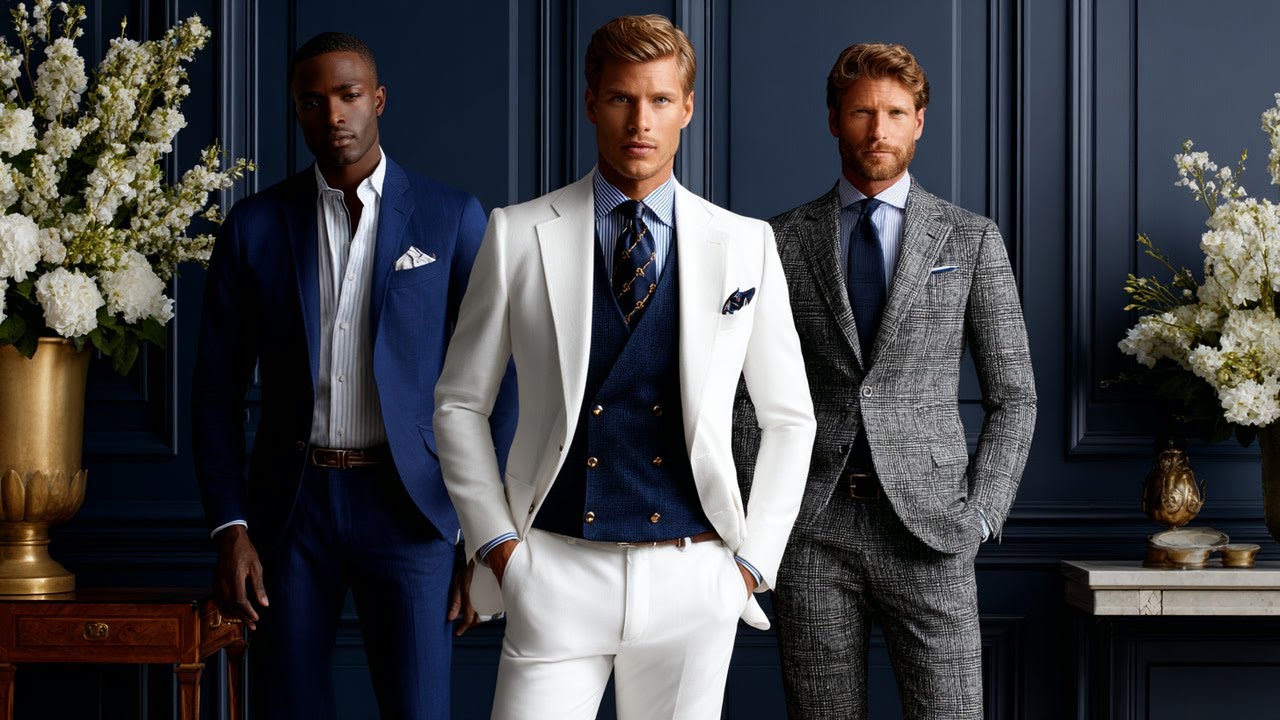 Ralph Lauren Spring/Summer 2026 Men’s | Steel Blue & Graphite – Sleek Urban Tailoring