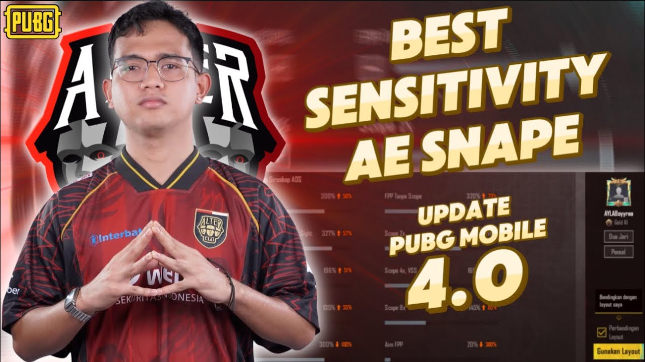 UPDATE 4.0 🔥 LATEST SENSI AE Snape 2025 | BEST PUBG MOBILE SENSITIVITY | PRO PLAYER SENSI
