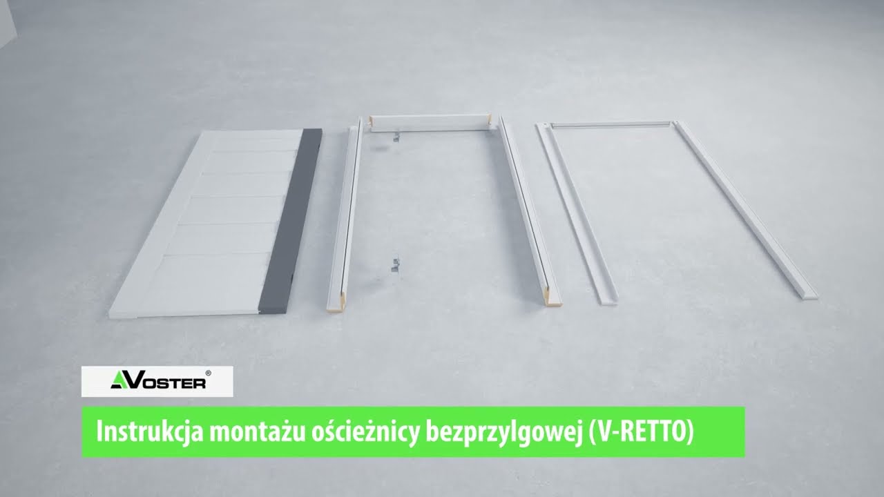 Instrukcja montażu ościeżnicy bezprzylgowej (V-RETTO) VOSTER Drzwi
