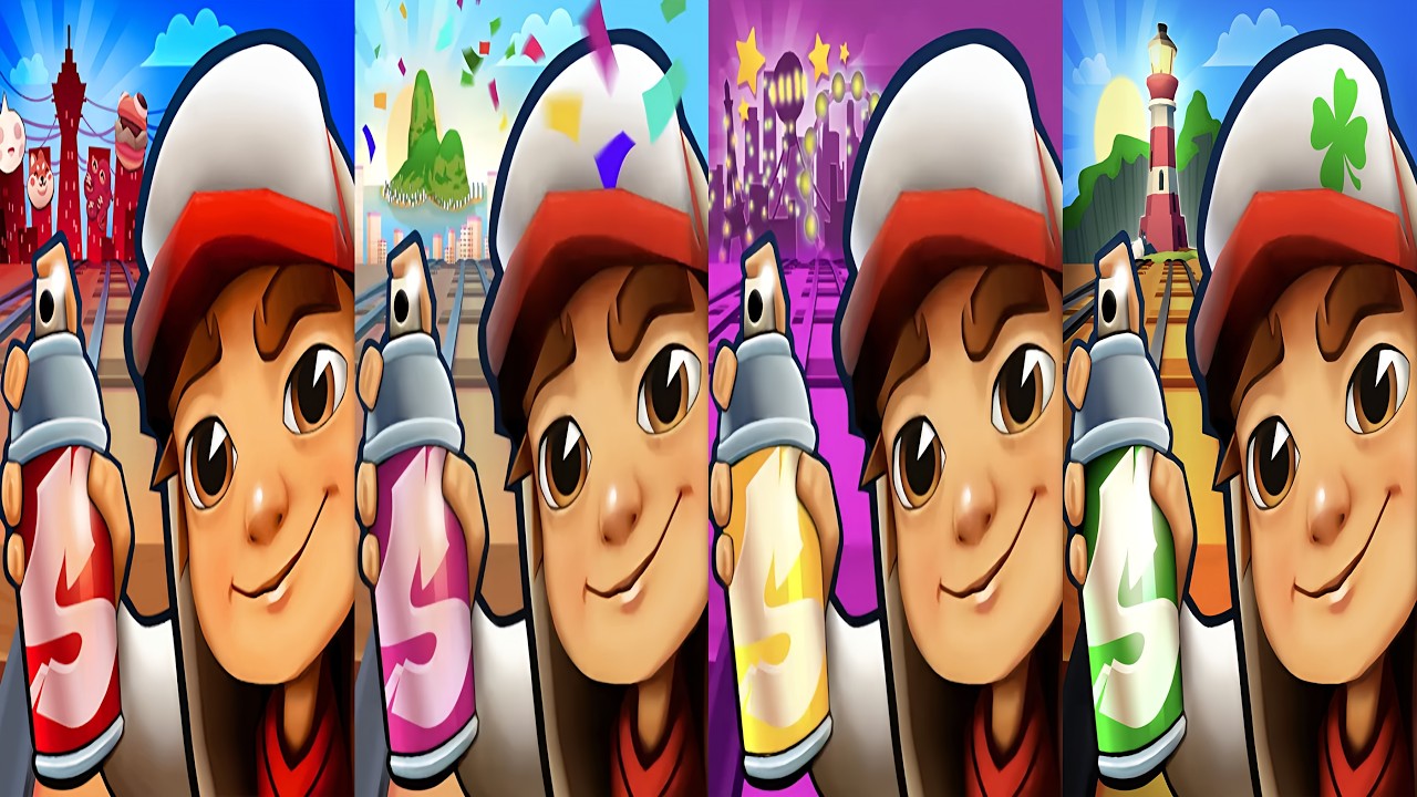 Subway Surfers : Osaka 2025 🆚 Rio Carnival 2025 🆚 Las Vegas 2024 🆚 Easter Edinburgh 2024