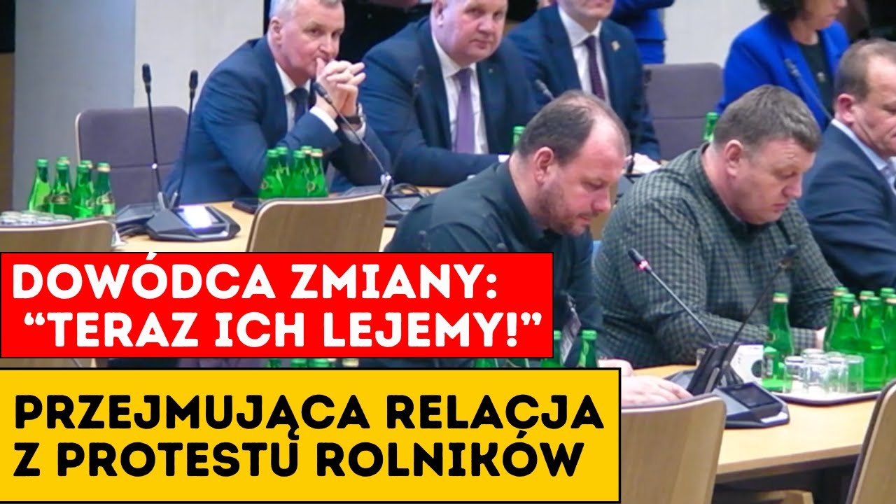 Rolnicy na komisji ostro o wydarzeniach na proteście w Warszawie