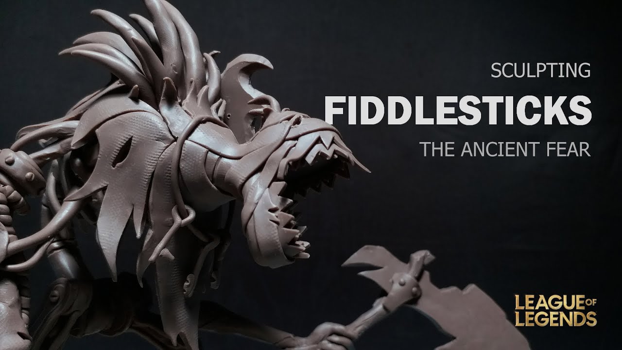 Sculpting Fiddlesticks from League of Legends