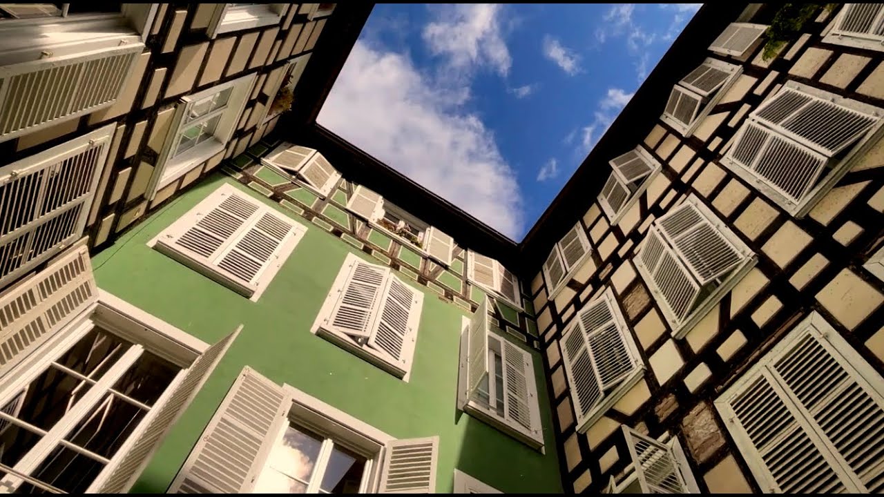 Страсбург Часть 4 - Жизнь Люди Дворы Цветы - Гулять И Смотреть  #strasbourg #страсбург