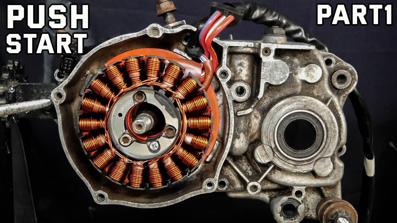 DIY electric starter conversion sa Yamaha DT125 2stroke part 1