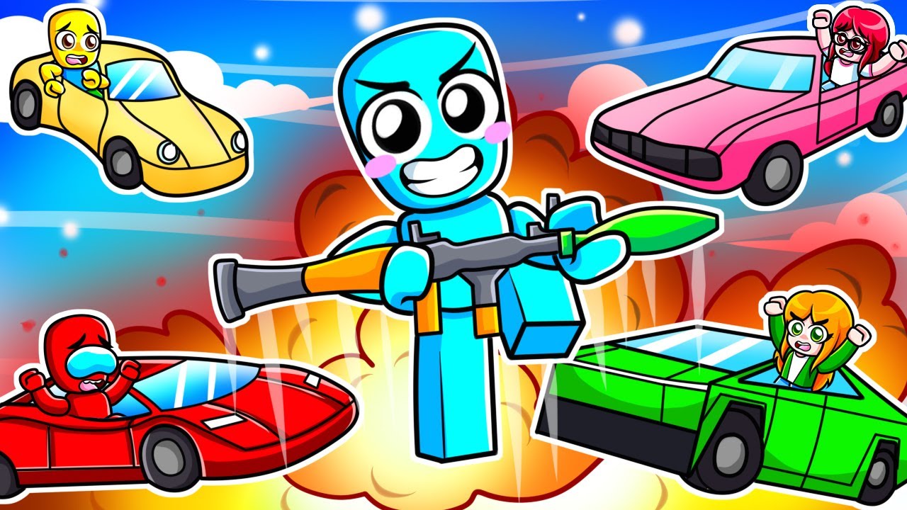 Jugamos Coches VS Cohetes en Roblox!