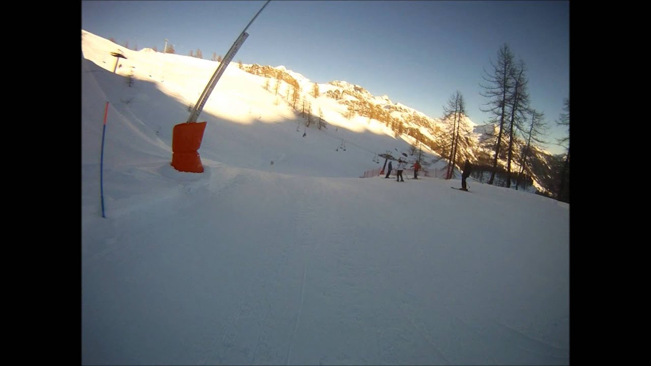 Champorcher:pista blu 2 Debuttanti