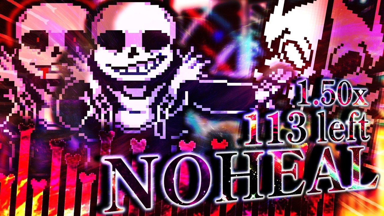 【誕生日スペシャル・World Record】MirorrReversion 3rd run by injecting 1.5x NOHEAL  黄色HP113 left completed!!