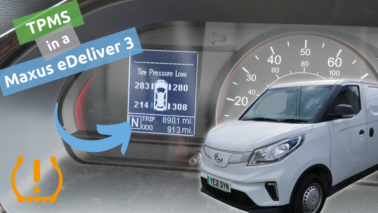 All things tyres and TPMS in the Maxus eDeliver 3 electric van