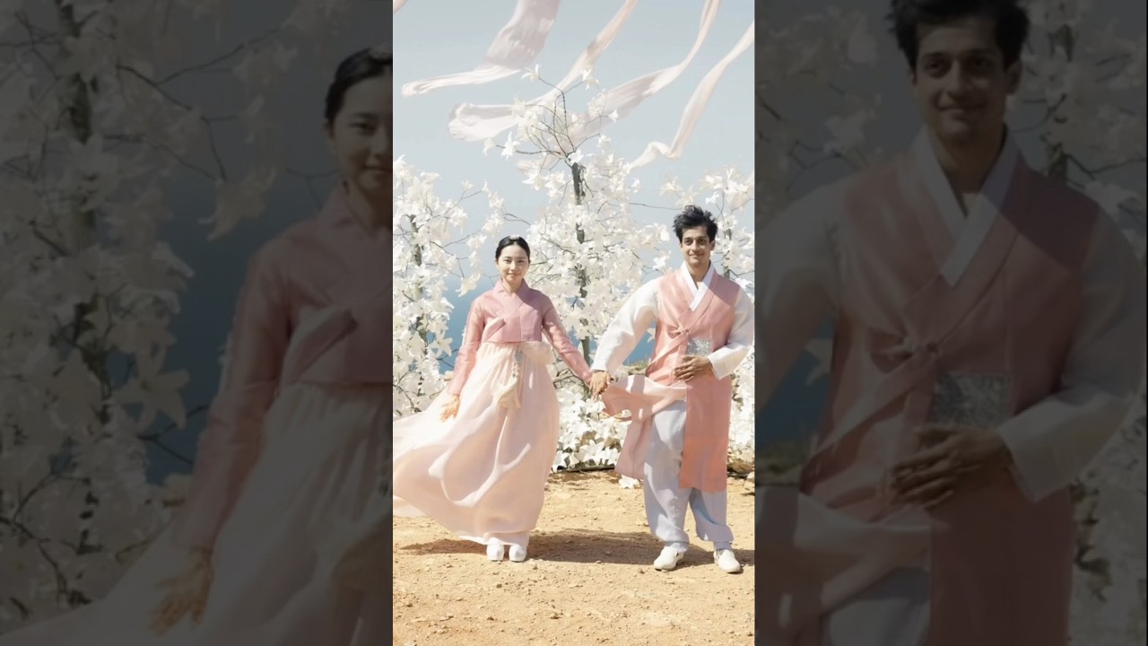 Beautiful Indian-Korean Wedding Pictures | Cross-Cultural Love Story Inspiration