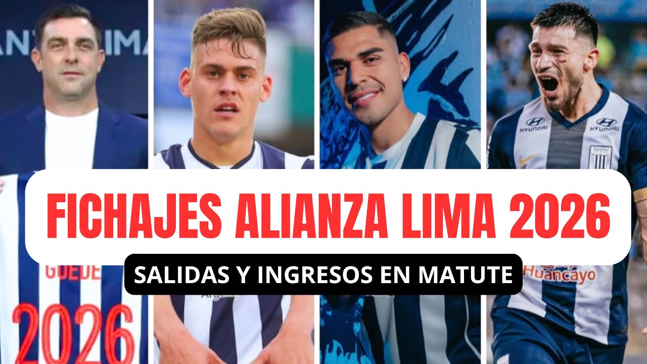TODO SOBRE EL MERCADO ÍNTIMO - ALIANZA LIMA 2026: ¡Fichajes y Salidas!