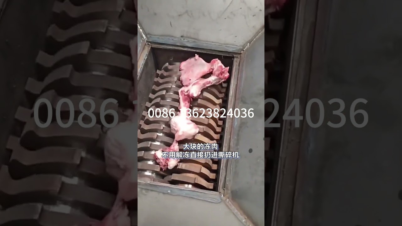 Fish Animal Wire Polyurethane Chicken Meat Paper Wood Waste Shredder Compost Shredder Machine