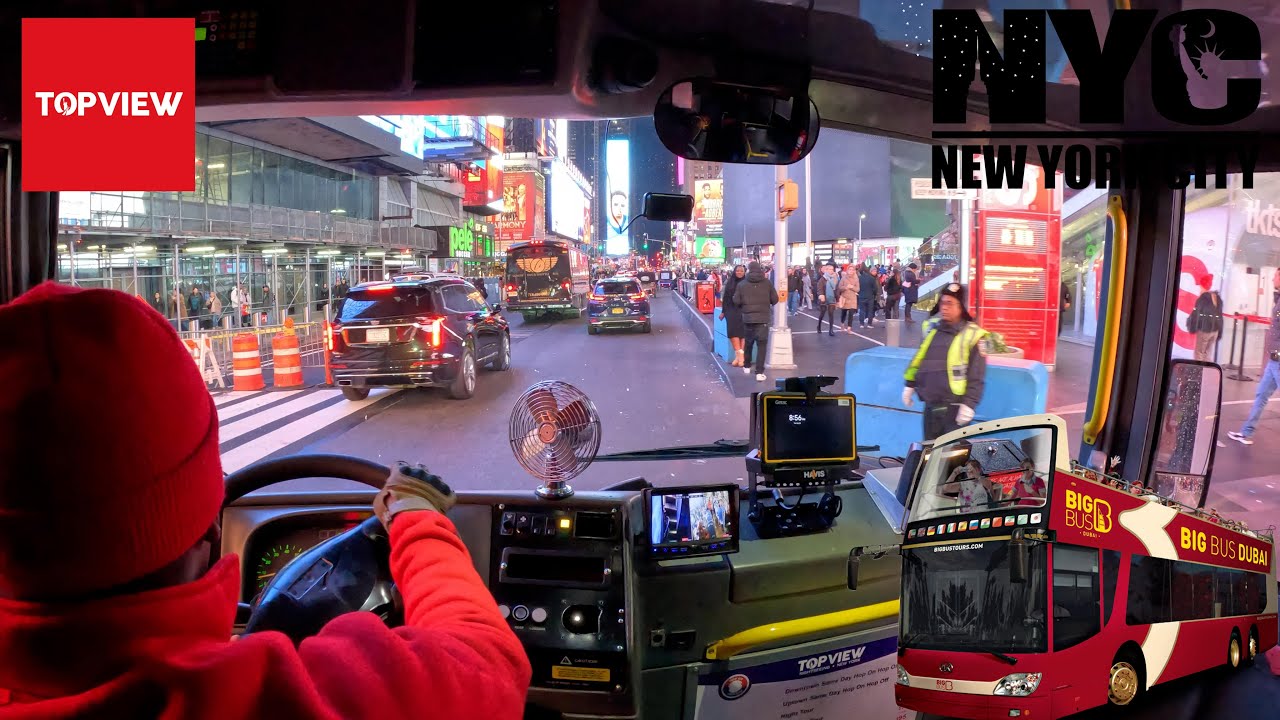 POV Bus Driving 2024 | New York City Drive 5K