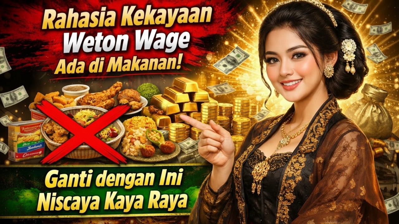 RAHASIA KEKAYAAN WETON WAGE ADA DI MAKANAN, GANTI DENGAN INI NISCAYA KAYA RAYA‼️